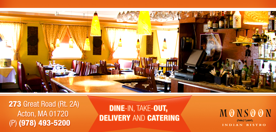 Monsoon Indian Bistro Order Online Acton Ma 01720