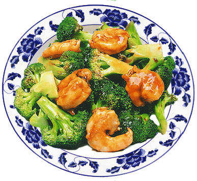 shrimp with broccoli