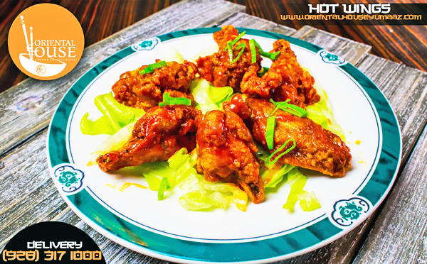 Hot Wings Food Oriental House Chinese Food