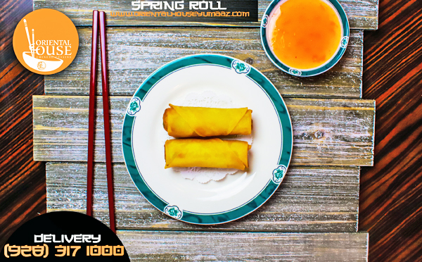 Spring Roll Food Oriental House Chinese Food