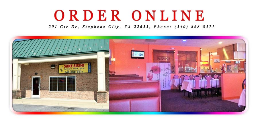 Sake Sushi Order Online Stephens City Va 22655 Slideshow