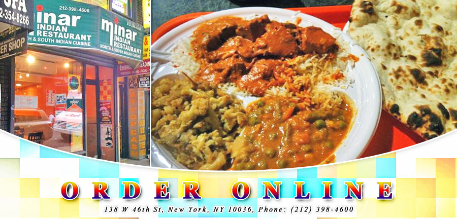 Minar Indian Restaurant Order Online New York Ny 10036