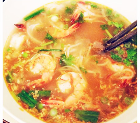 Shrimp wonton soup